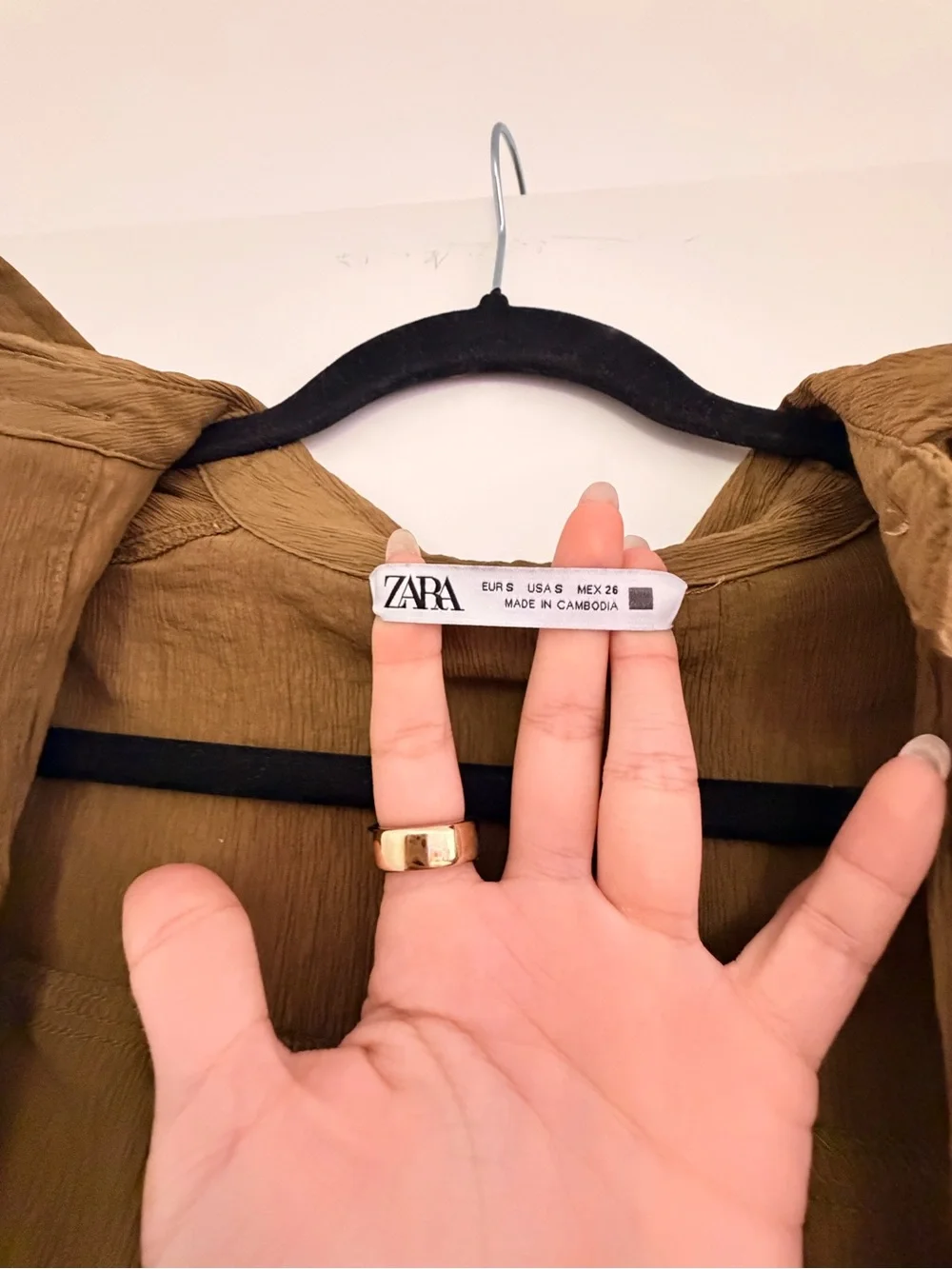 Zara Olive Green Linen Short Romper